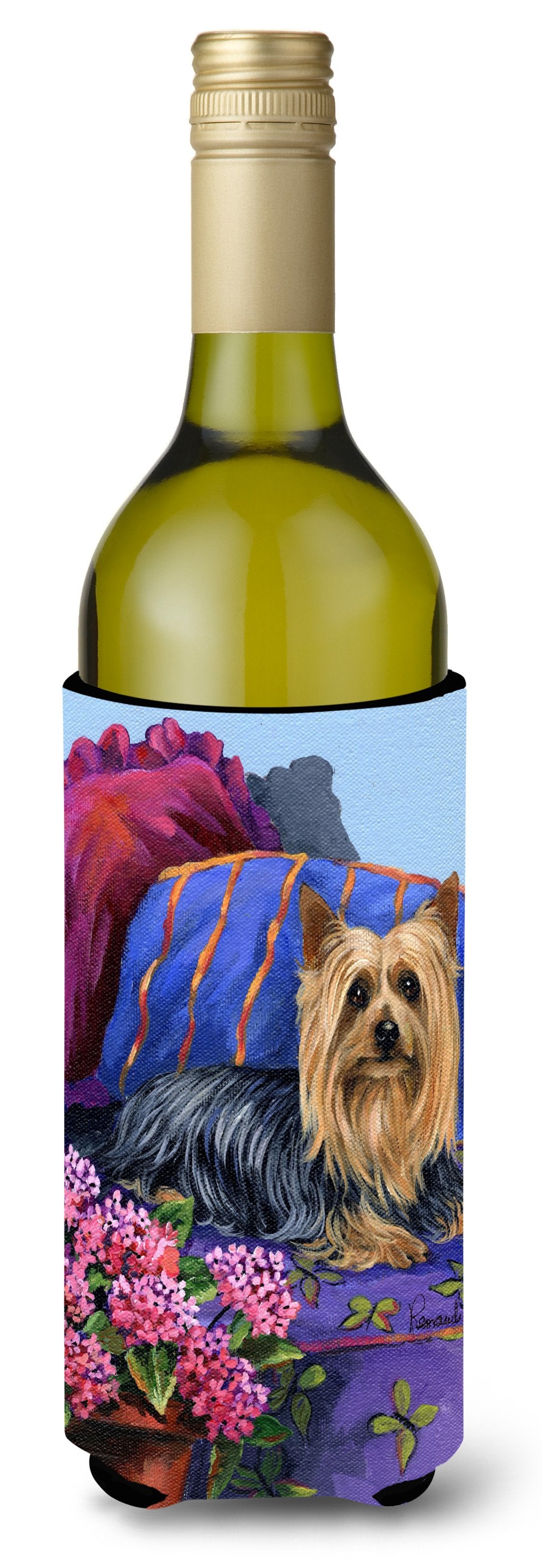 Silky Terrier Luxurious Wine Bottle Hugger PPP3192LITERK by Caroline&#39;s Treasures