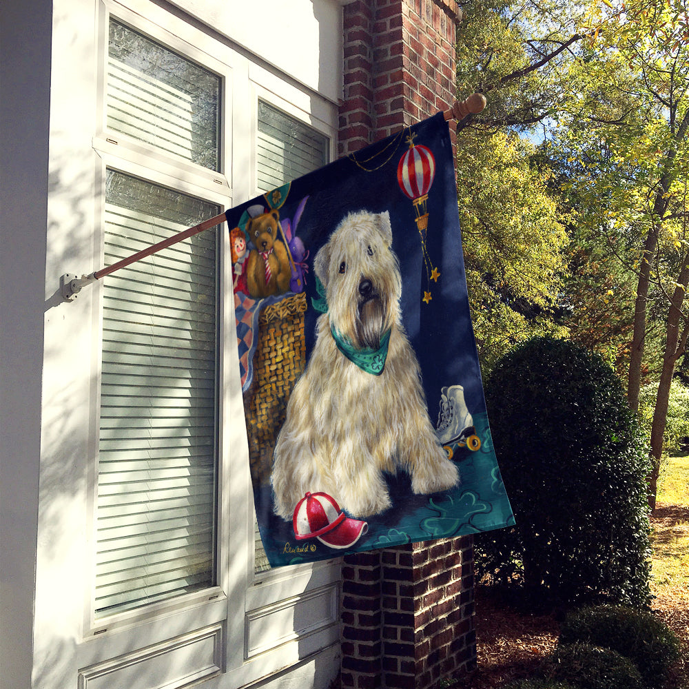 Wheaten Terrier Playroom Flag Canvas House Size PPP3193CHF  the-store.com.