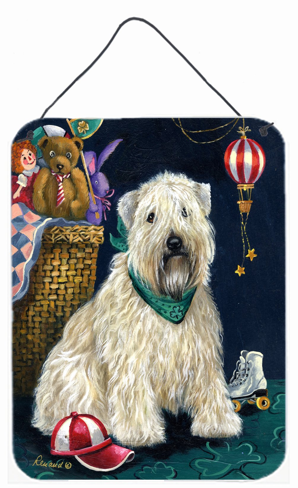 Buy this Wheaten Terrier Playroom Wall or Door Hanging Prints PPP3193DS1216