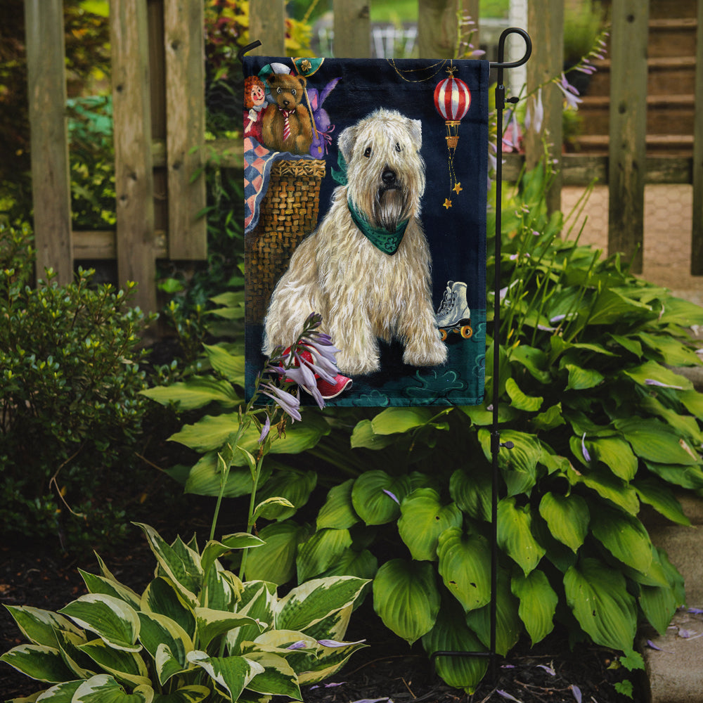 Wheaten Terrier Playroom Flag Garden Size PPP3193GF  the-store.com.