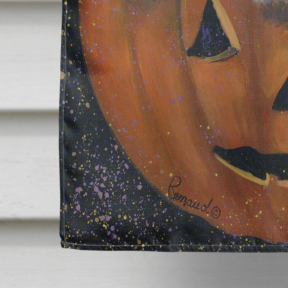 Westie Halloween Pumpkin Ride Flag Canvas House Size PPP3205CHF