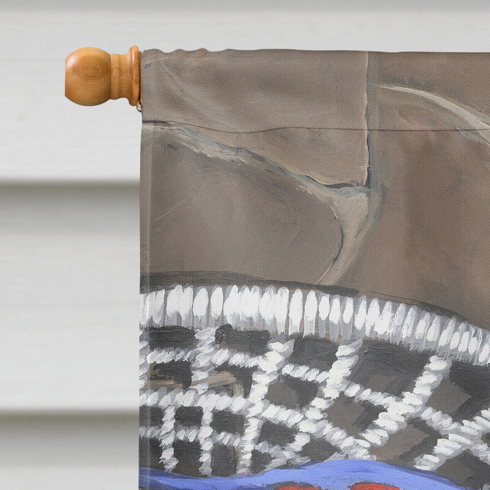 Westie Hannah Mae Flag Canvas House Size PPP3206CHF