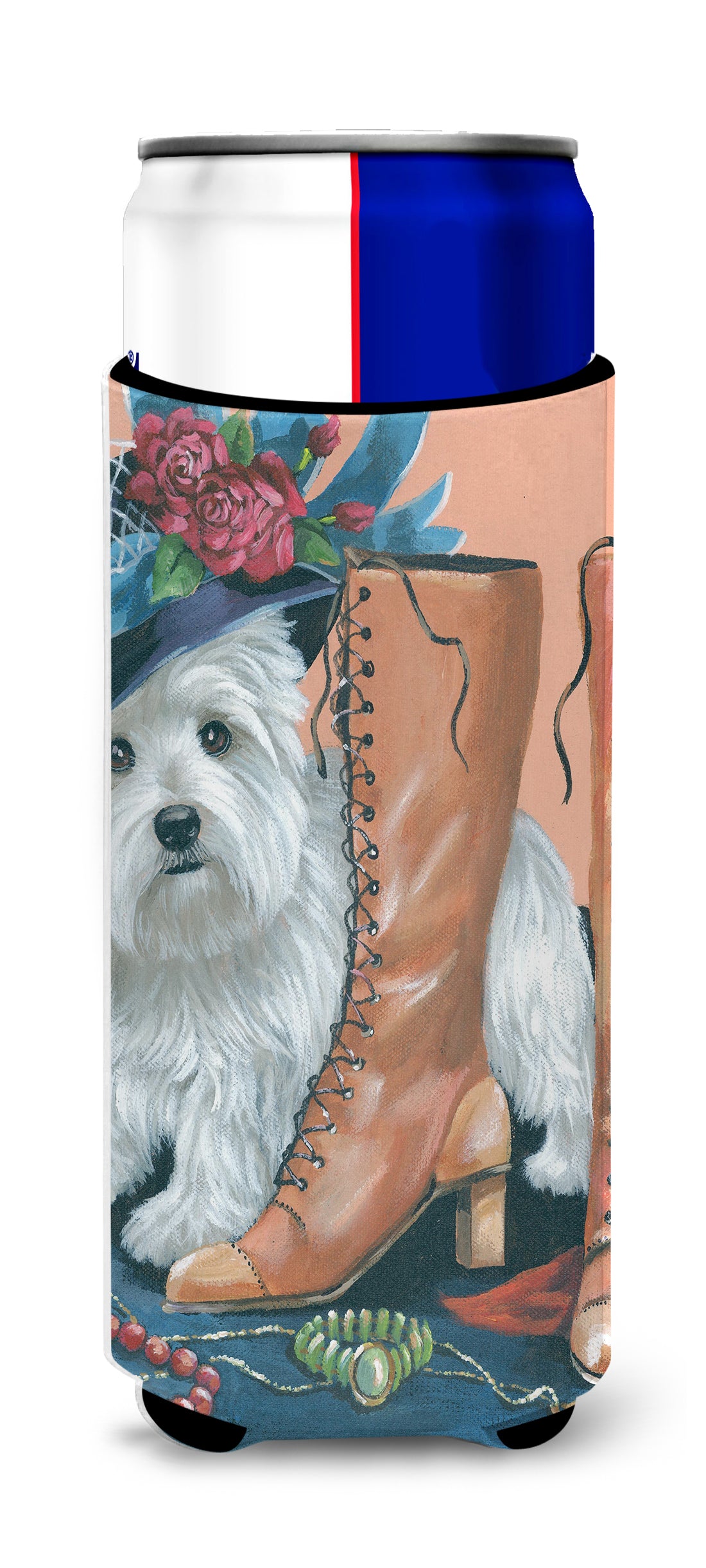 Westie in Mom's Closet Ultra Hugger for slim cans PPP3211MUK  the-store.com.