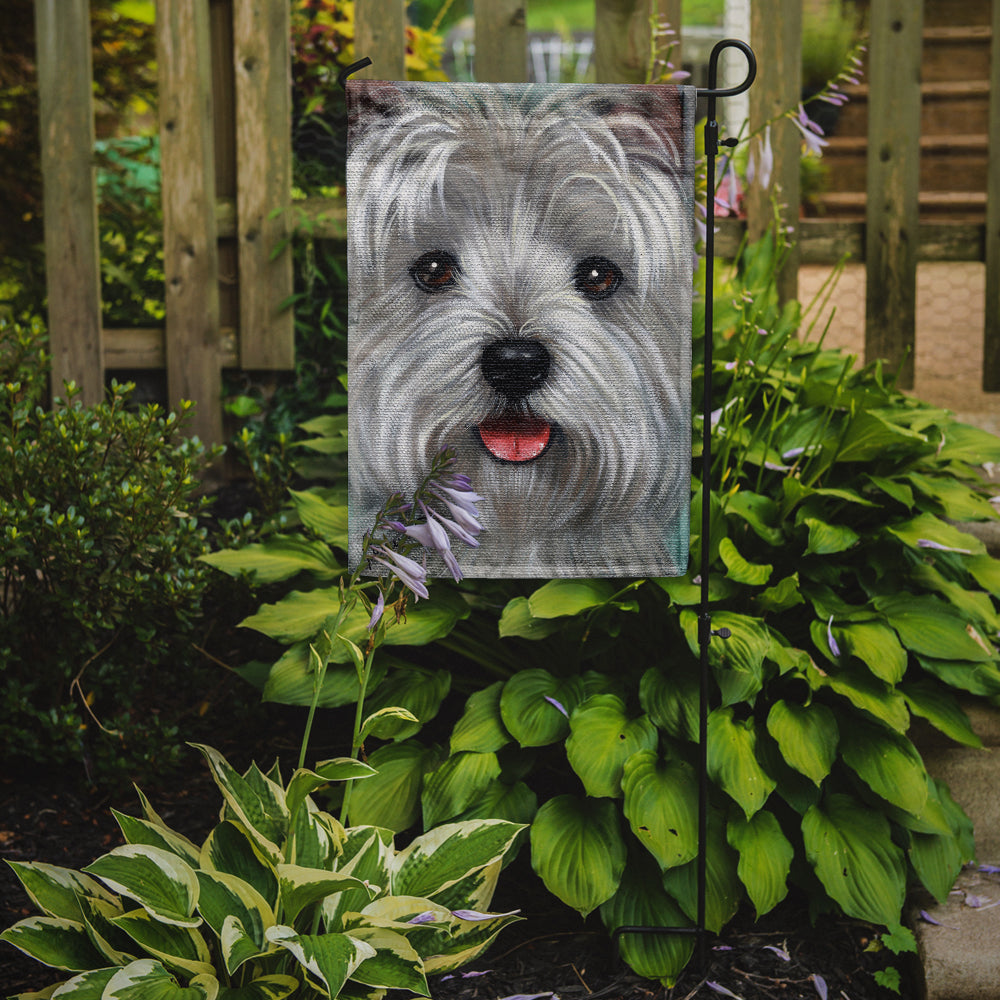 Caroline's Treasures Westie Kissable Face Garden Flag – Decorative Outdoor Yard Flag PPP3212GF