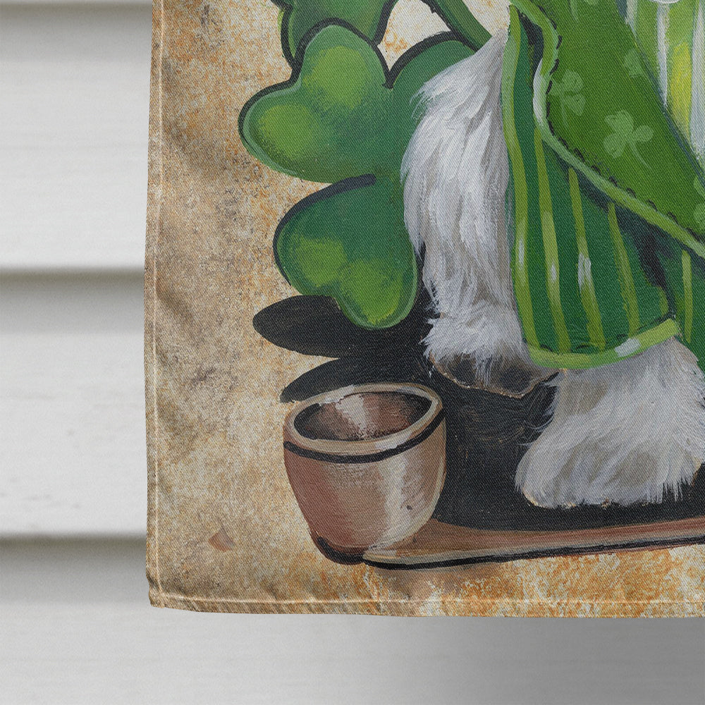 Westie St Patrick's Day Leprechaun Flag Canvas House Size PPP3214CHF  the-store.com.