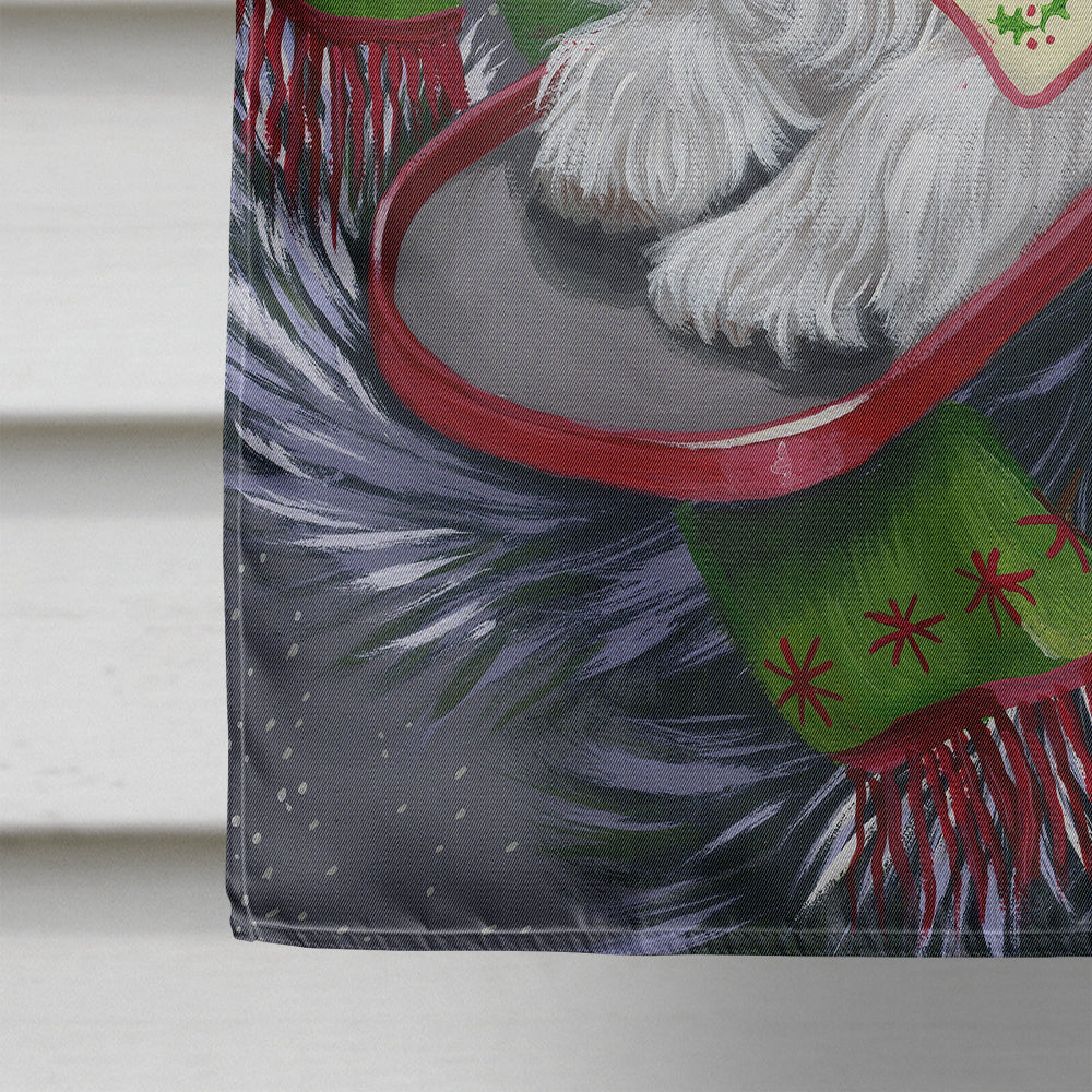 Westie Christmas Letter to Santa Flag Canvas House Size PPP3215CHF  the-store.com.