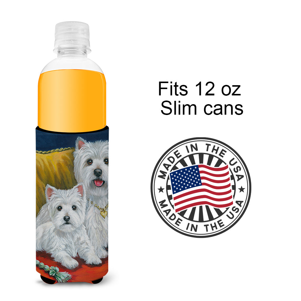 Westie Mom and Pup Ultra Hugger for slim cans PPP3218MUK  the-store.com.