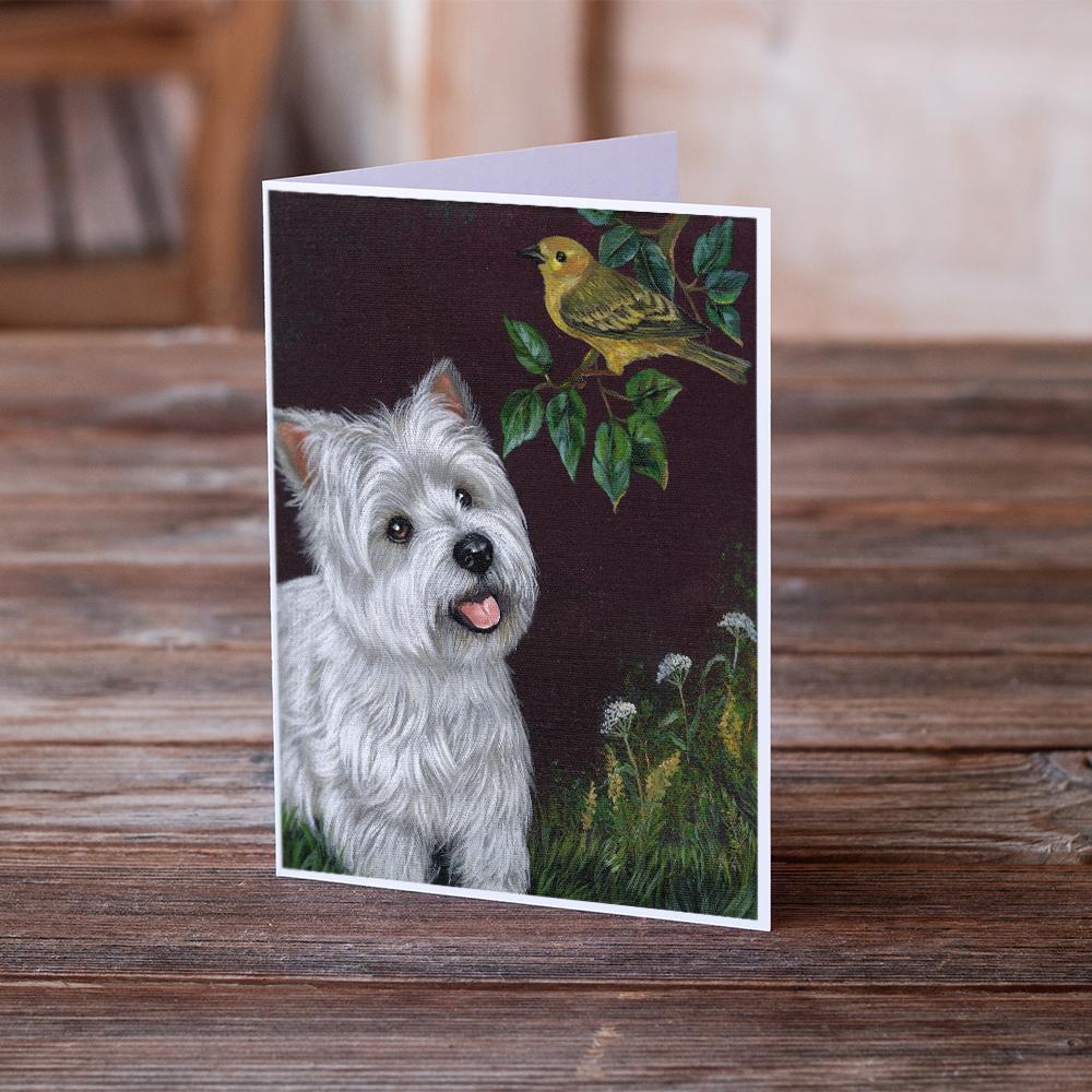 Westie Nature Greeting Cards and Envelopes Pack of 8 - the-store.com