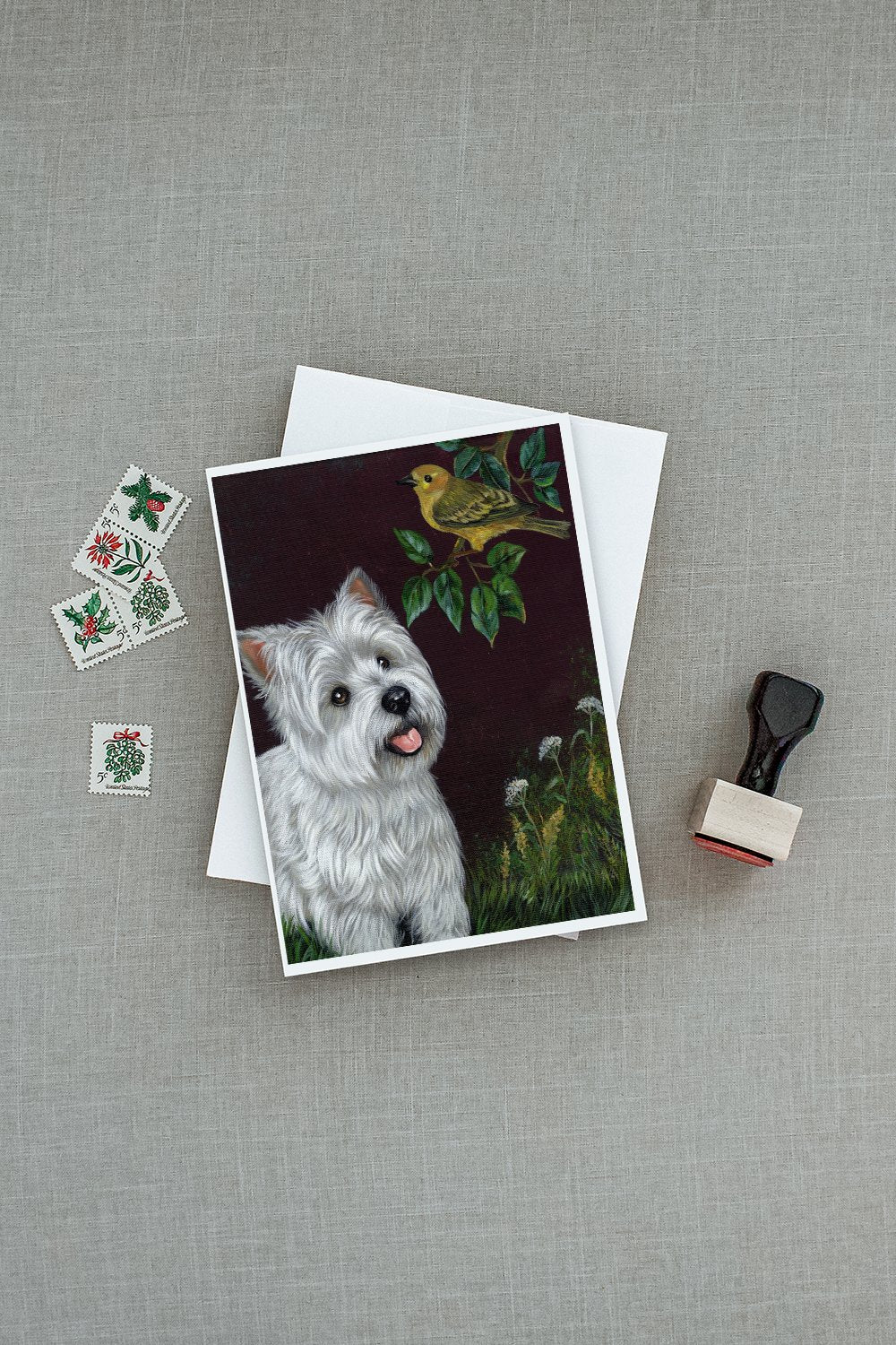 Westie Nature Greeting Cards and Envelopes Pack of 8 - the-store.com