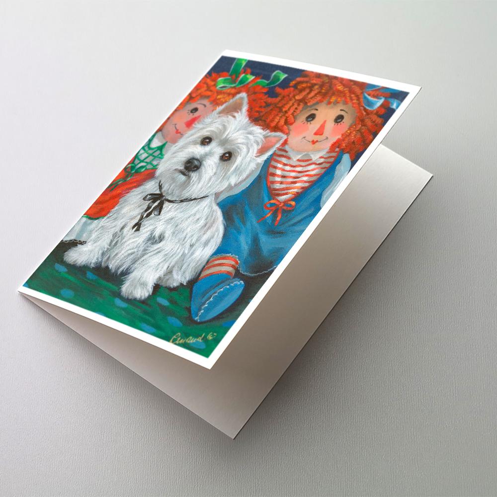 Buy this Westie Ragdoll Greeting Cards and Envelopes Pack of 8