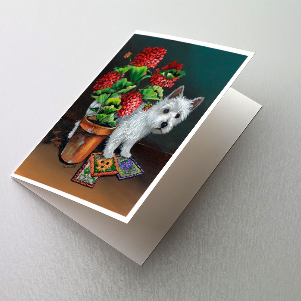 Buy this Westie Seedlings Greeting Cards and Envelopes Pack of 8