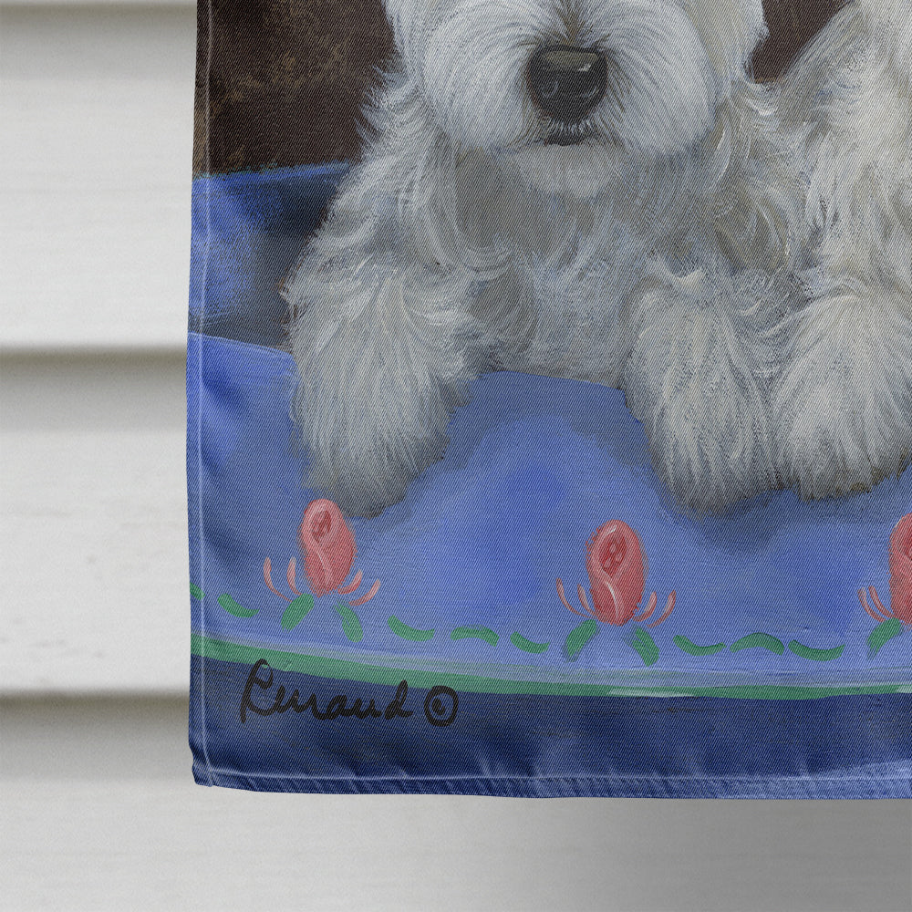 Westie Seize the Day Flag Canvas House Size PPP3232CHF  the-store.com.