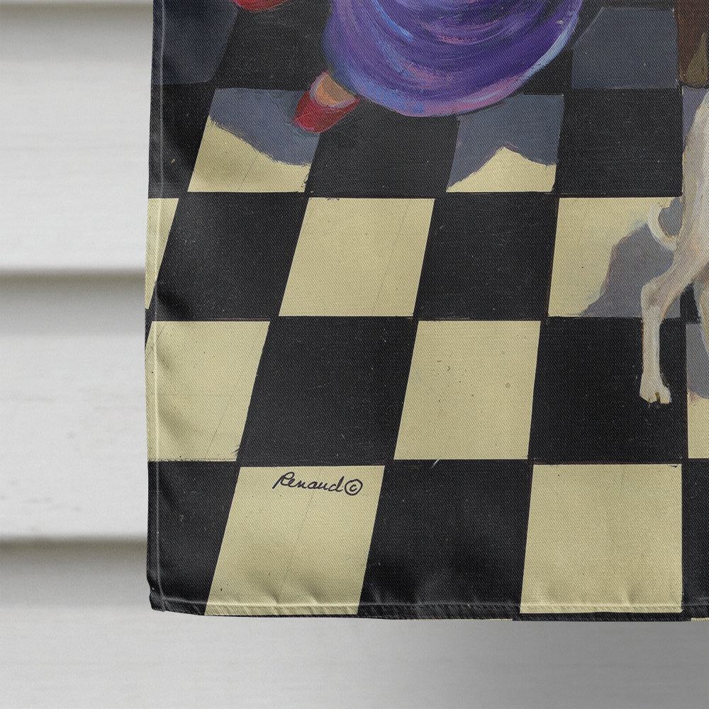 Whippet Elegance and Grace Flag Canvas House Size PPP3238CHF
