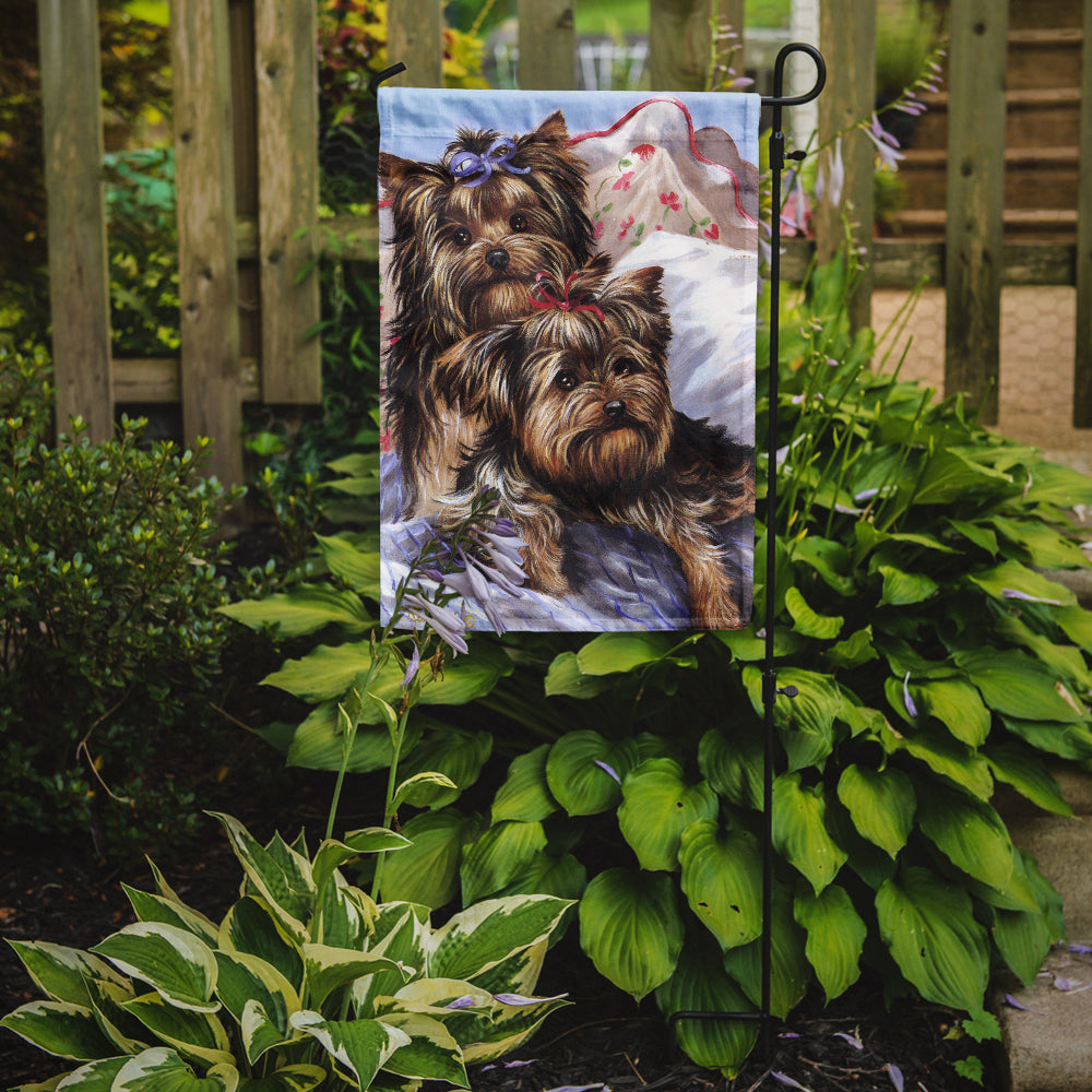Yorkie Bed Bugs Flag Garden Size PPP3240GF  the-store.com.