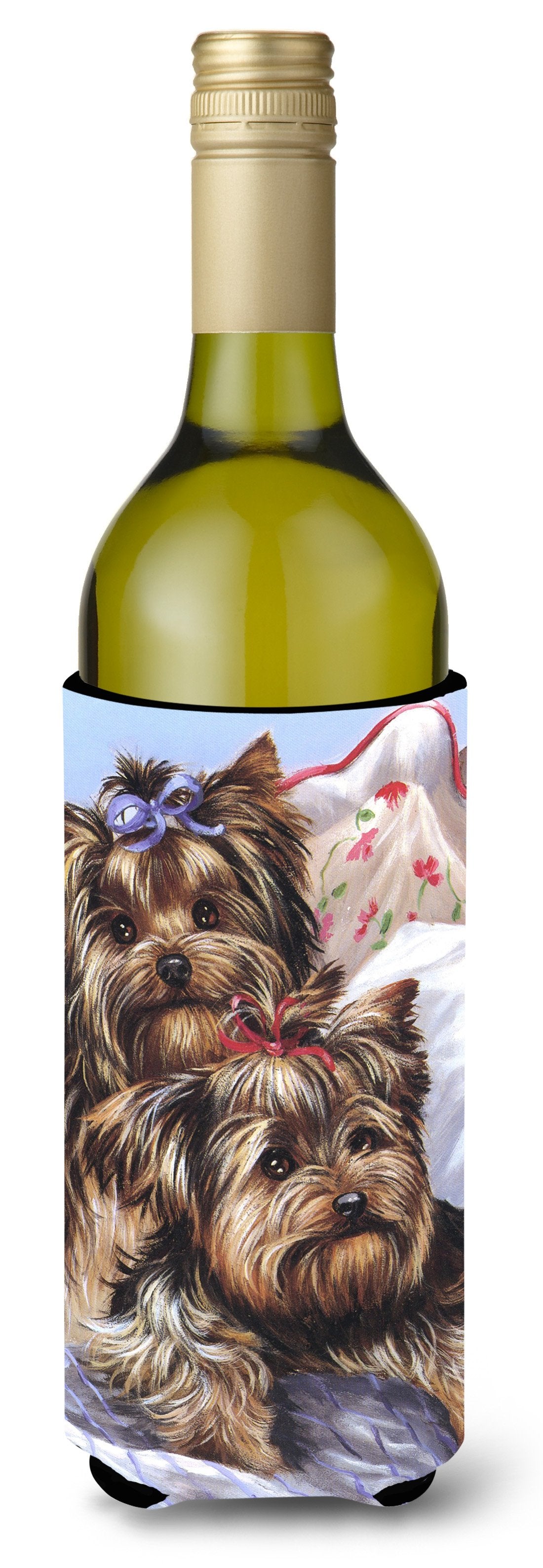 Yorkie Bed Bugs Wine Bottle Hugger PPP3240LITERK by Caroline&#39;s Treasures