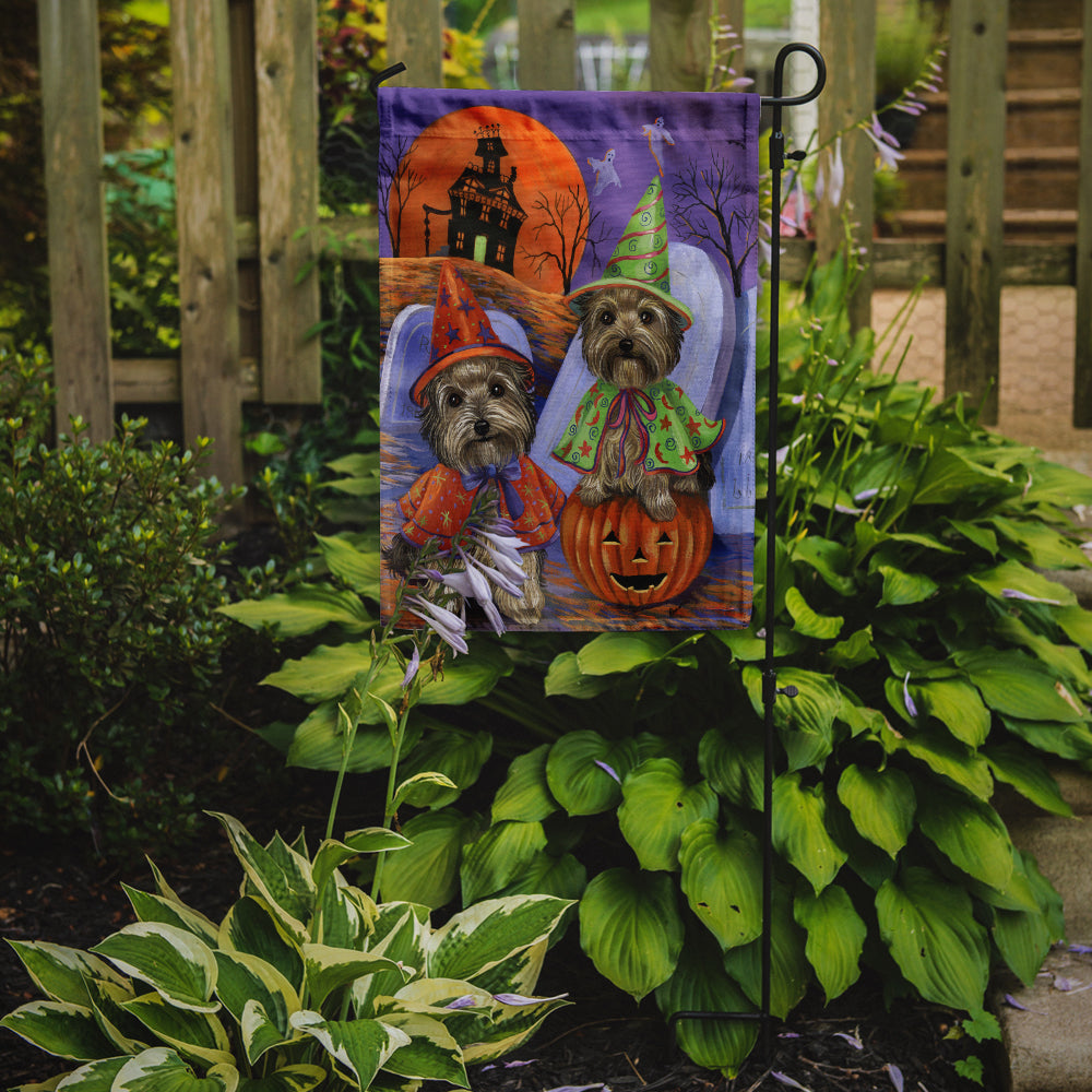 Yorkie Halloween Haunted House Flag Garden Size PPP3241GF  the-store.com.