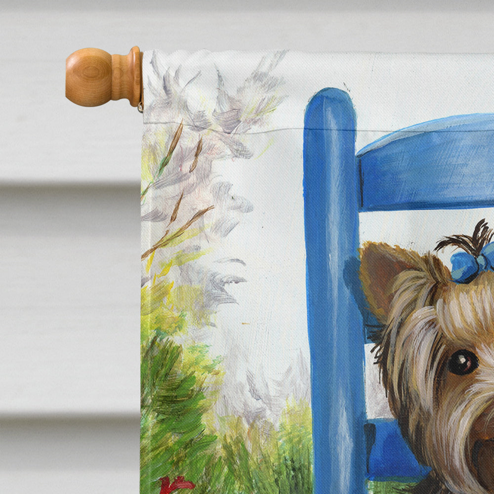 Yorkie Patio Sweethearts Flag Canvas House Size PPP3242CHF  the-store.com.