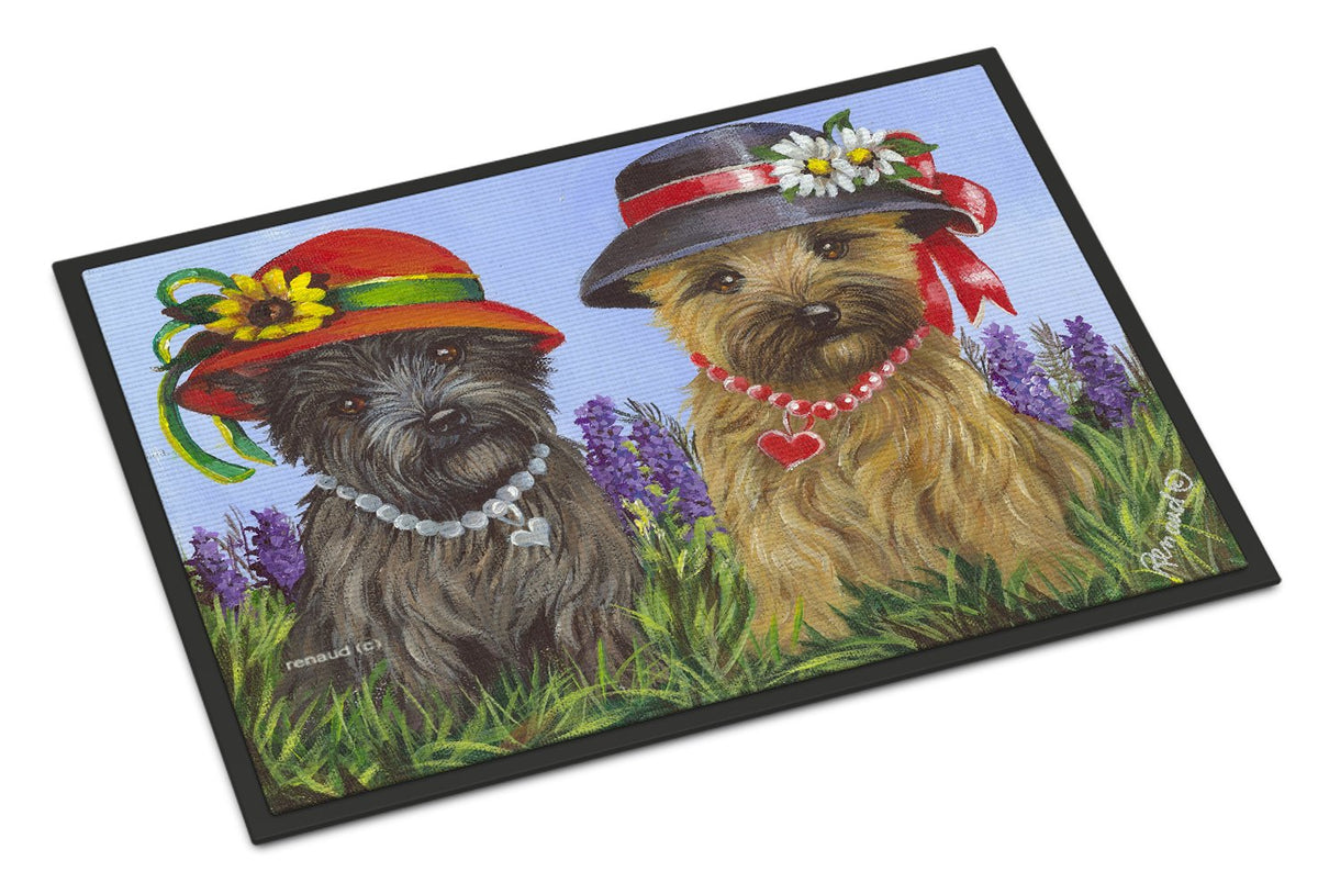 Cairn Terrier Sisters Indoor or Outdoor Mat 24x36 PPP3254JMAT by Caroline&#39;s Treasures