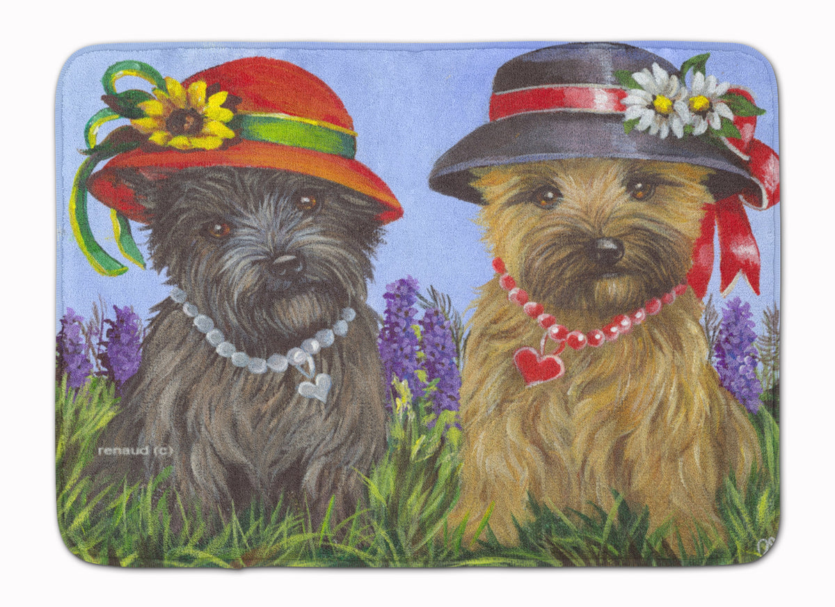 Cairn Terrier Sisters Machine Washable Memory Foam Mat PPP3254RUG - the-store.com