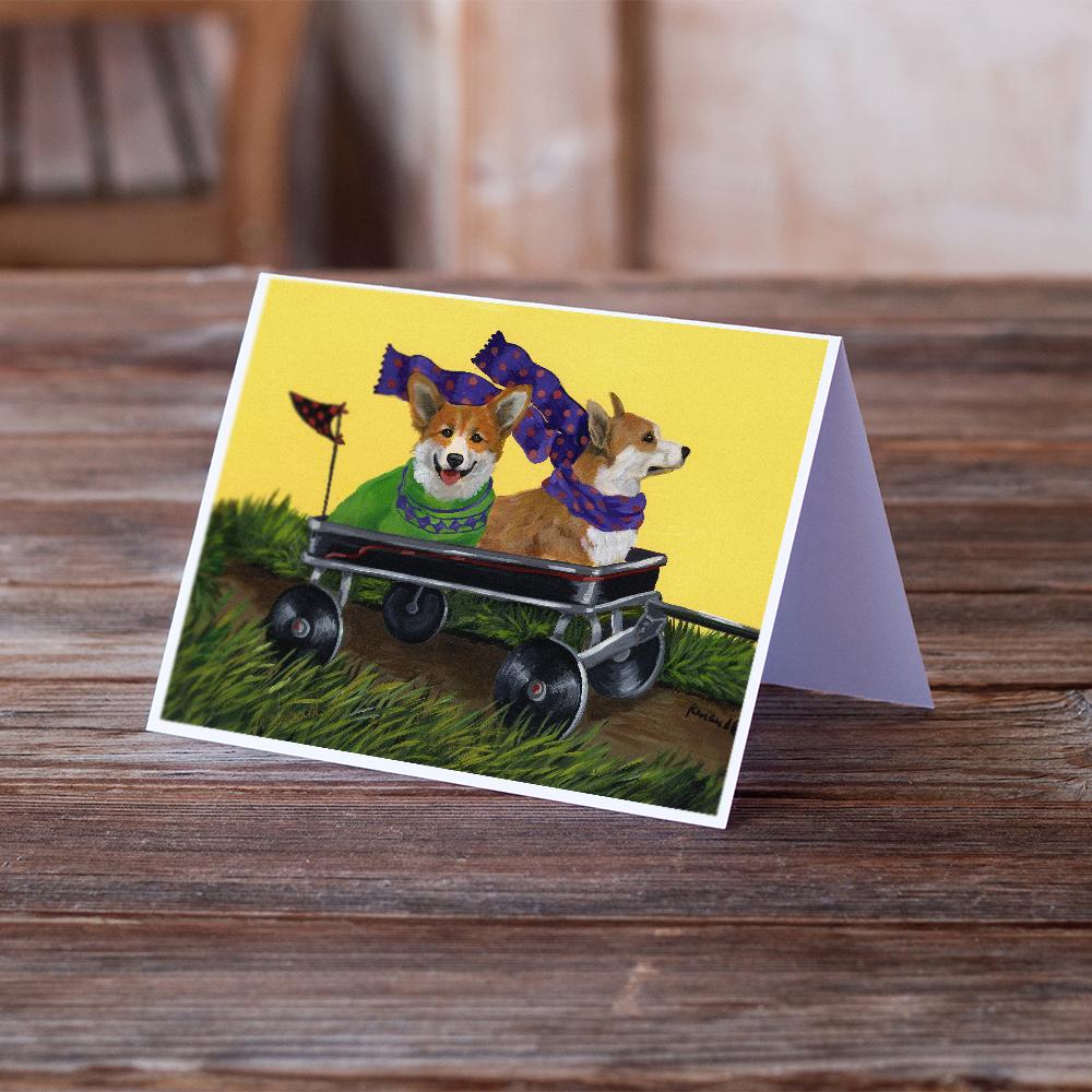 Buy this Corgi Express Greeting Cards and Envelopes Pack of 8