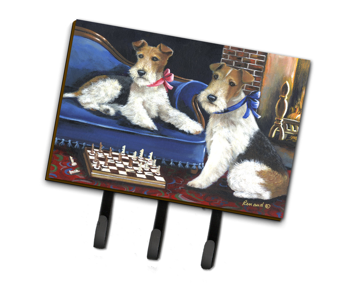 Fox Terrier Checkmates Leash or Key Holder PPP3261TH68
