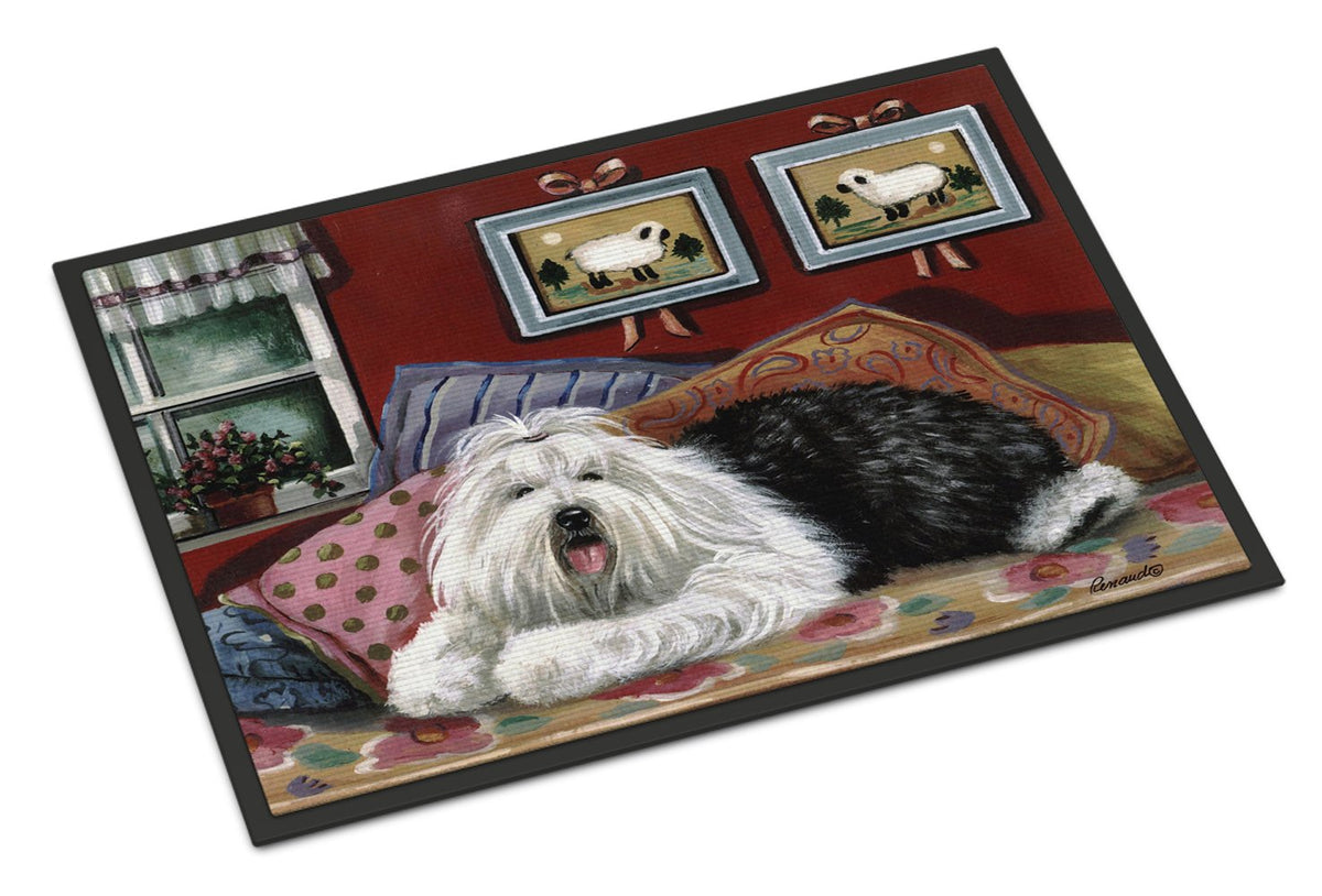 Old English Sheepdog Sweet Dreams Indoor or Outdoor Mat 24x36 PPP3266JMAT by Caroline&#39;s Treasures