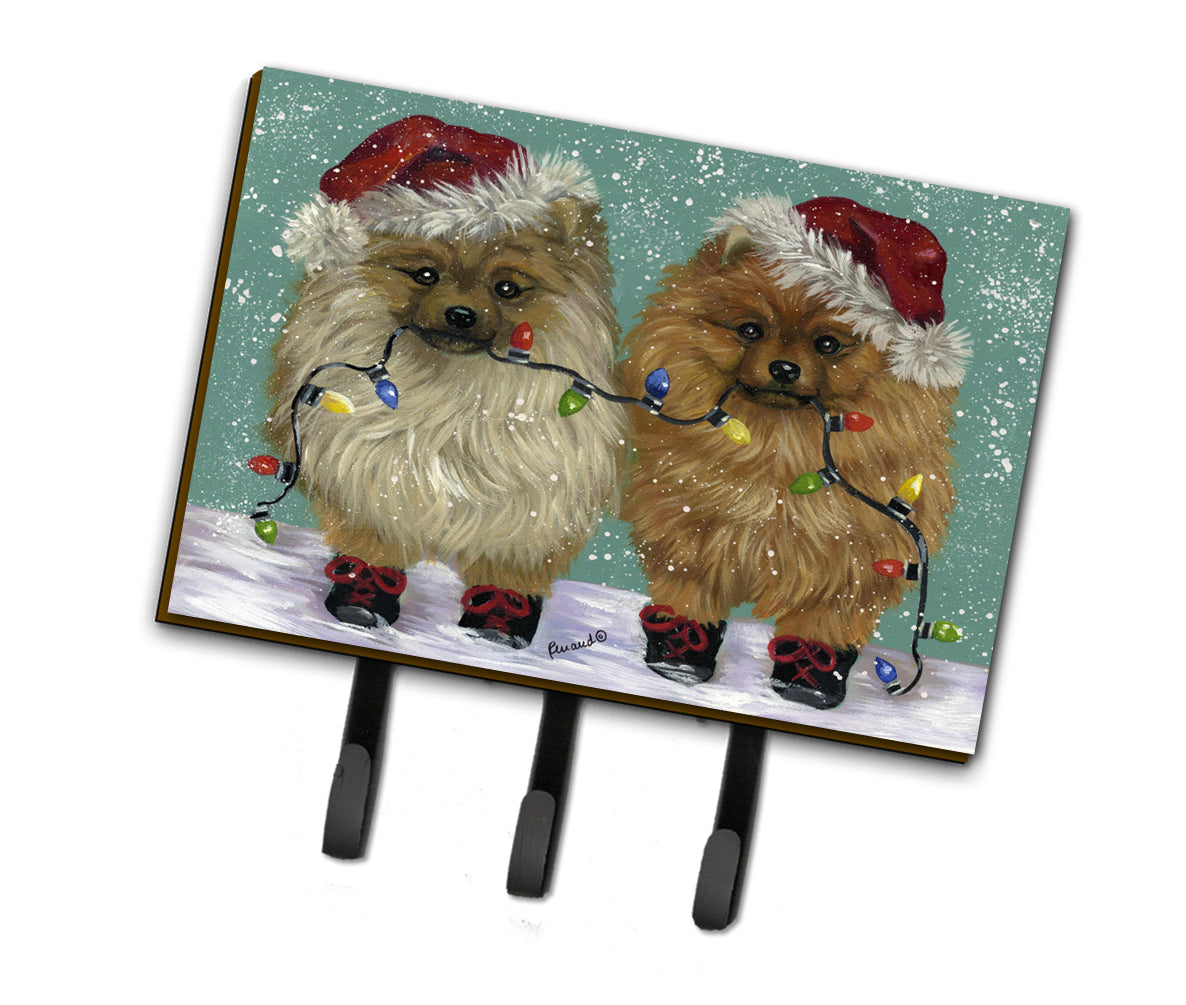 Pomeranian Christmas Lighten Up Laisse ou porte-clés PPP3267TH68