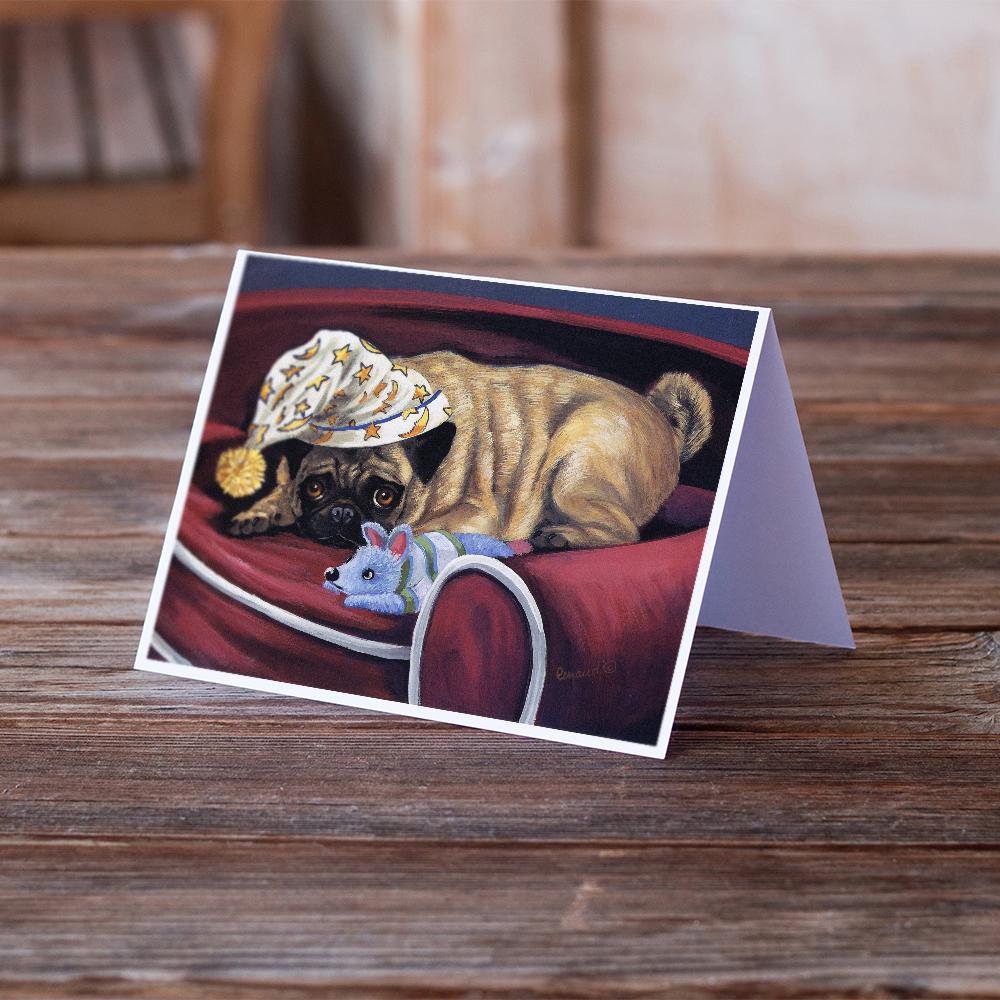 Buy this Pug Goodnight Sweetheart Greeting Cards and Envelopes Pack of 8