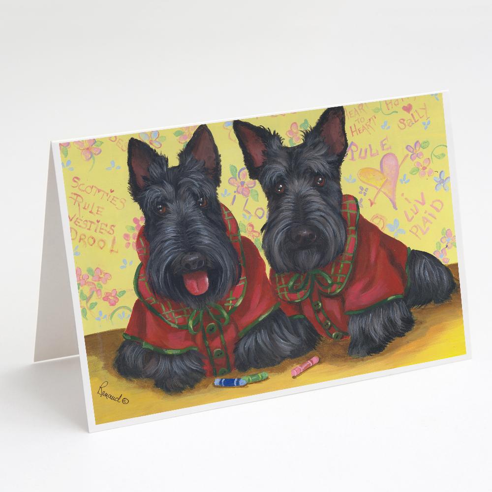 Buy this Scottish Terrier Scotties Rule Greeting Cards and Envelopes Pack of 8