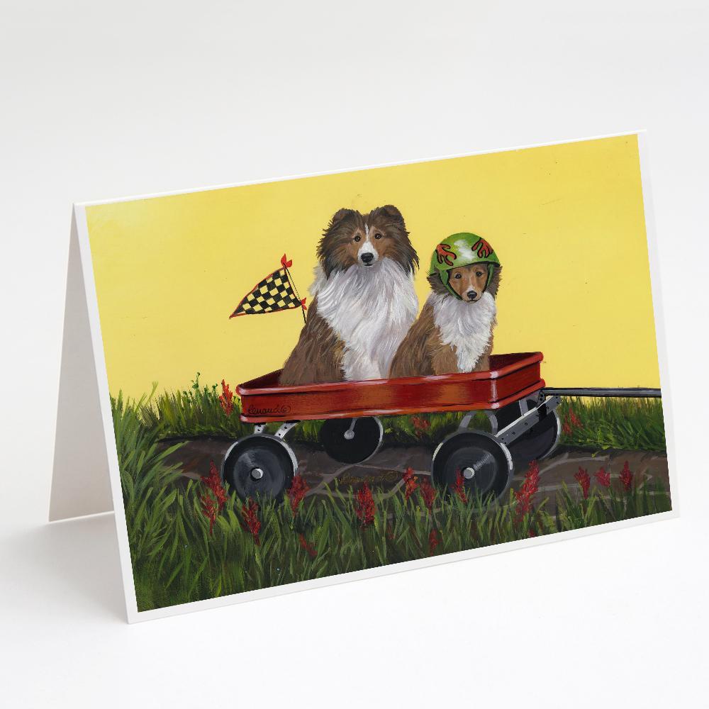 Buy this Sheltie Sheepdog Express Greeting Cards and Envelopes Pack of 8
