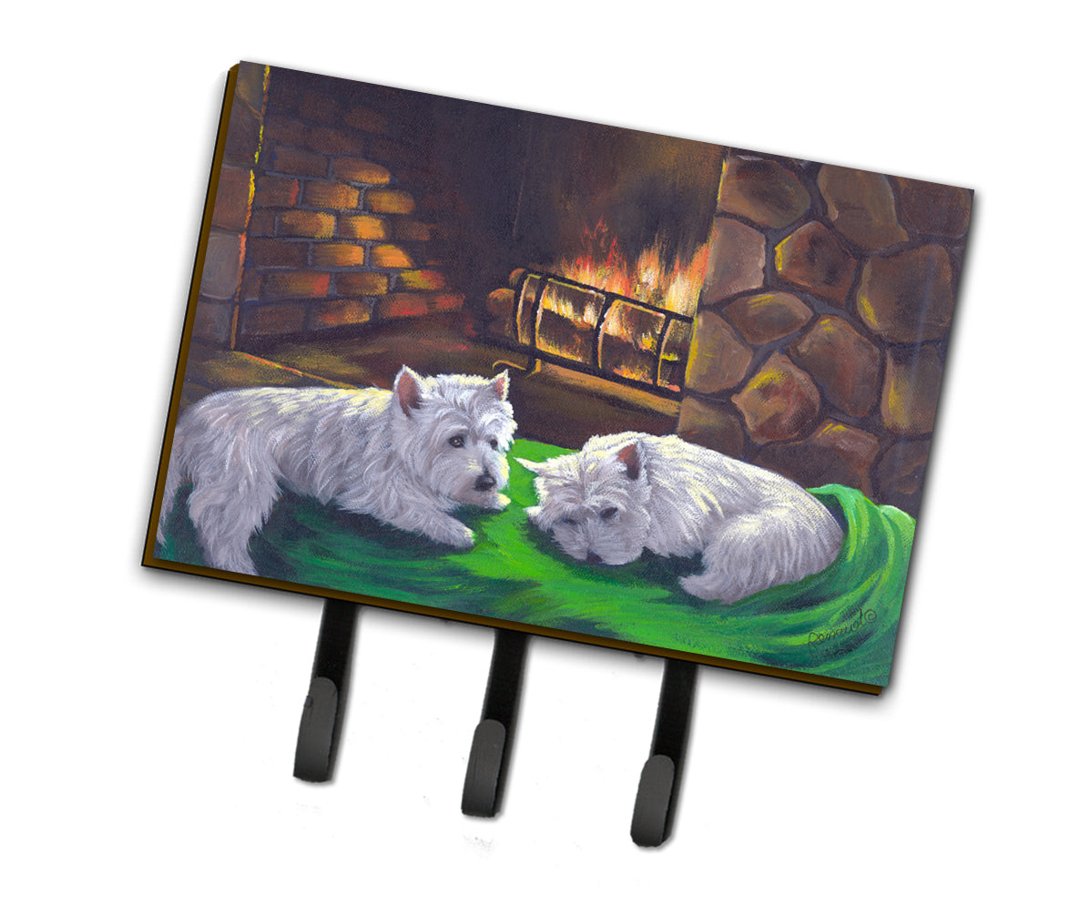 Westie A Winter&#39;s Night Leash or Key Holder PPP3276TH68  the-store.com.