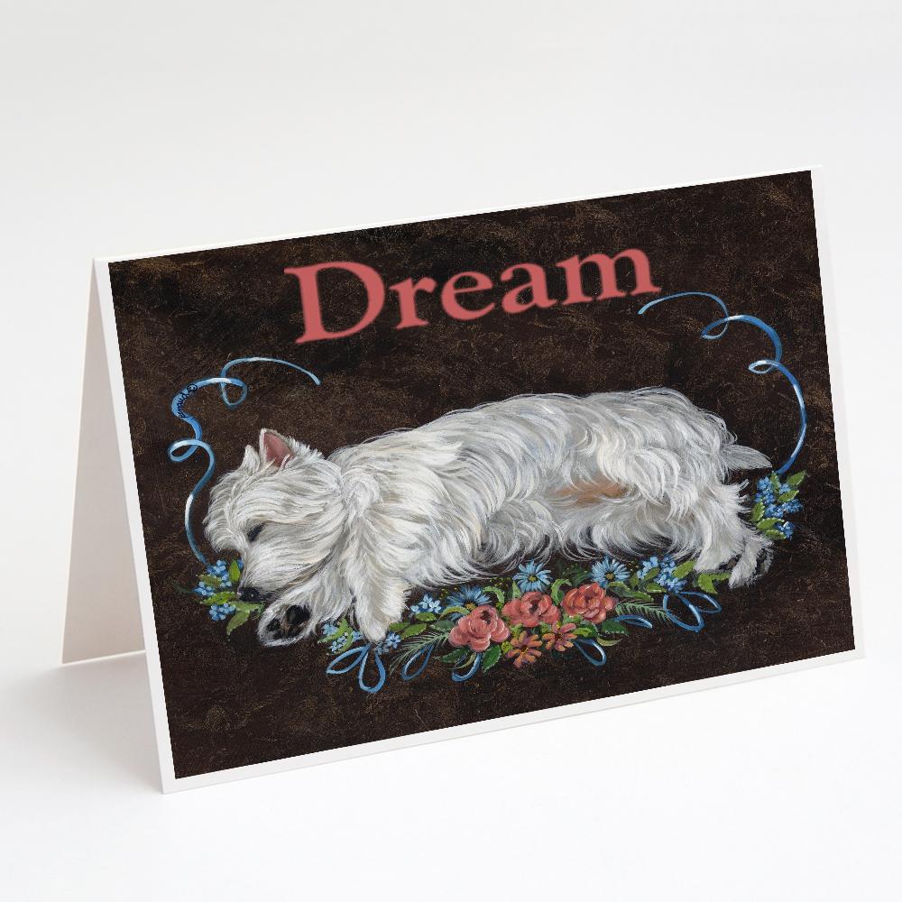 Buy this Westie Dream Greeting Cards and Envelopes Pack of 8