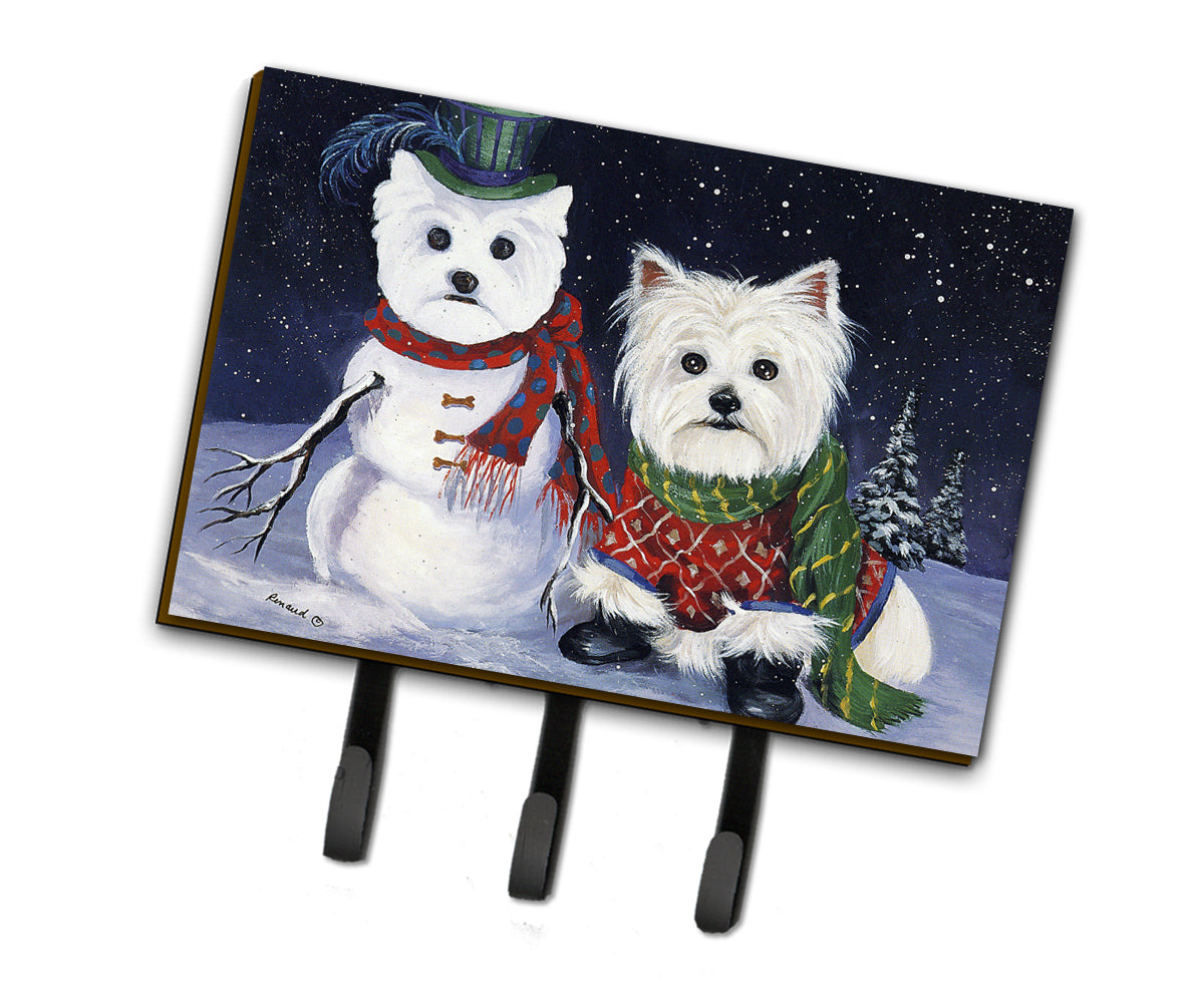 Westie Christmas Self Portrait Leash or Key Holder PPP3286TH68  the-store.com.