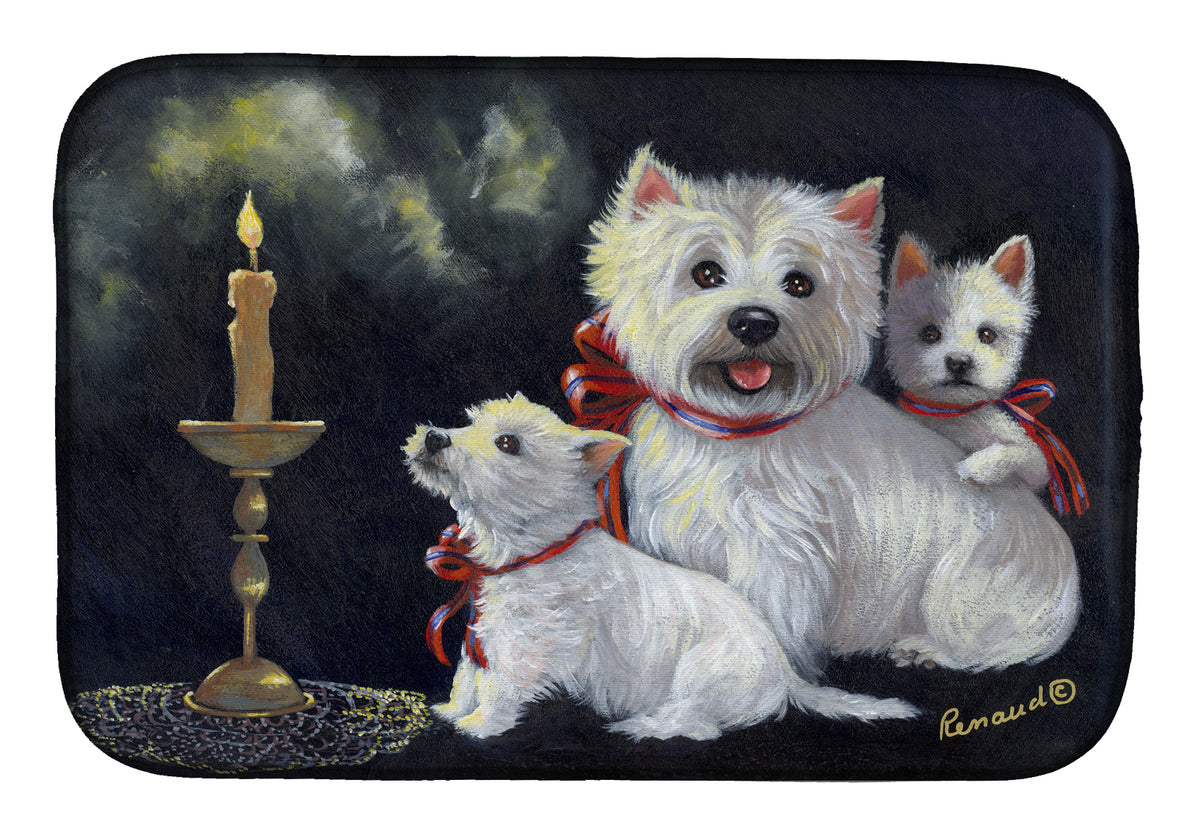 Westie Westie&#39;s Aglow Dish Drying Mat PPP3288DDM  the-store.com.