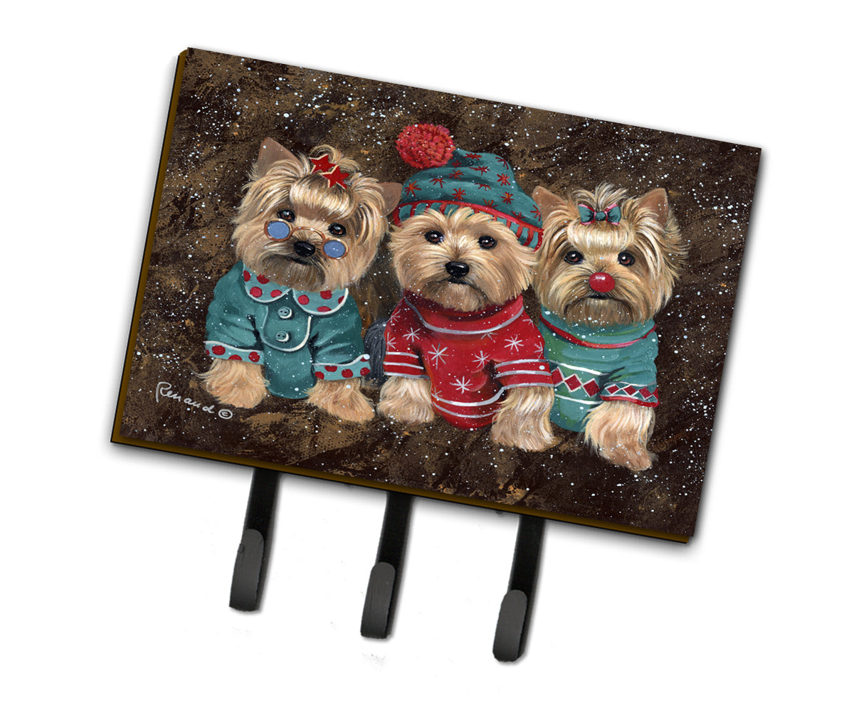 Yorkshire Terrier Yorkie Christmas Elves Leash or Key Holder PPP3291TH68  the-store.com.