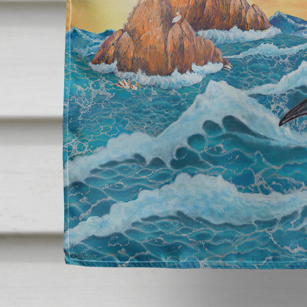 Sailfish at Sunset Flag Canvas House Size PRS4004CHF