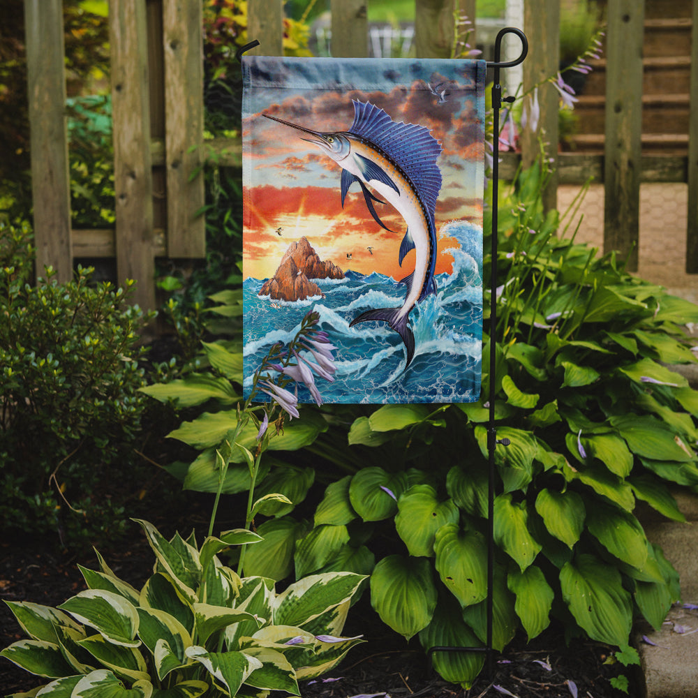 Caroline's Treasures Sailfish at Sunset Garden Flag – Decorative Outdoor Yard Flag PRS4004GF