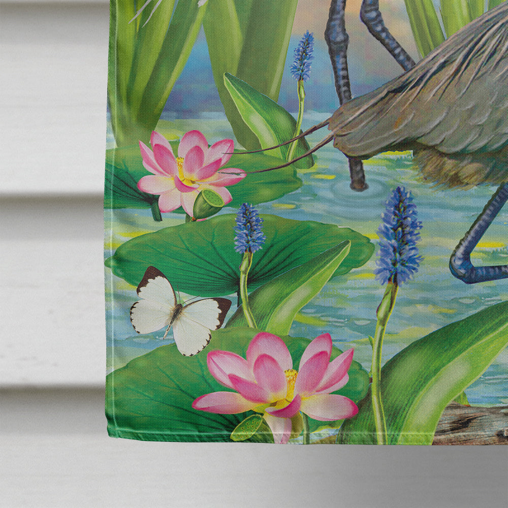 Reddish Heron Two Phases Flag Canvas House Size PRS4006CHF  the-store.com.