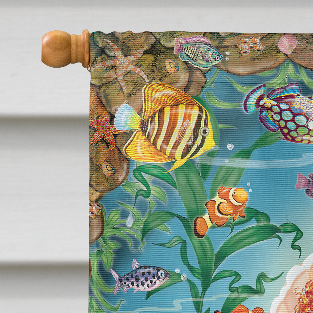 Mermaid's Song Flag Canvas House Size PRS4009CHF  the-store.com.