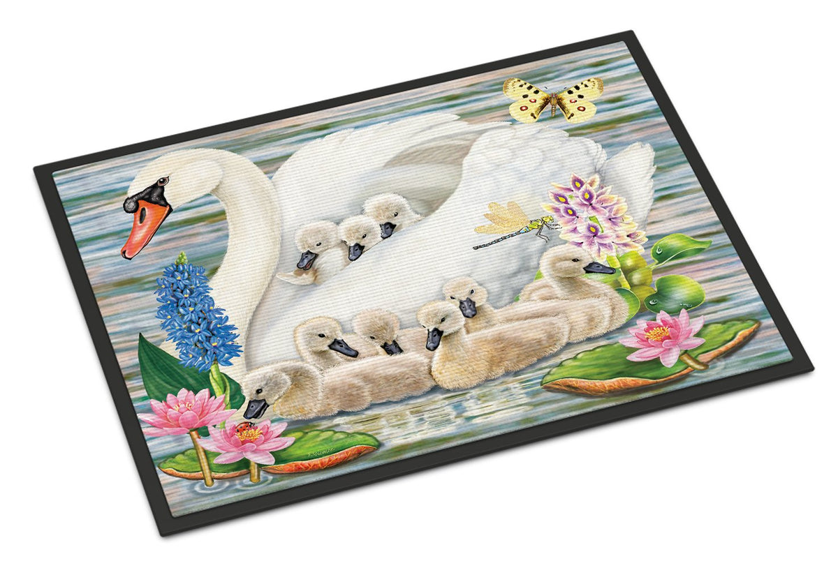 Mother Swan Indoor or Outdoor Mat 24x36 PRS4045JMAT by Caroline&#39;s Treasures