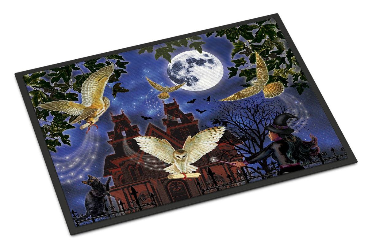 Halloween Owl Express Indoor or Outdoor Mat 24x36 PRS4051JMAT by Caroline&#39;s Treasures