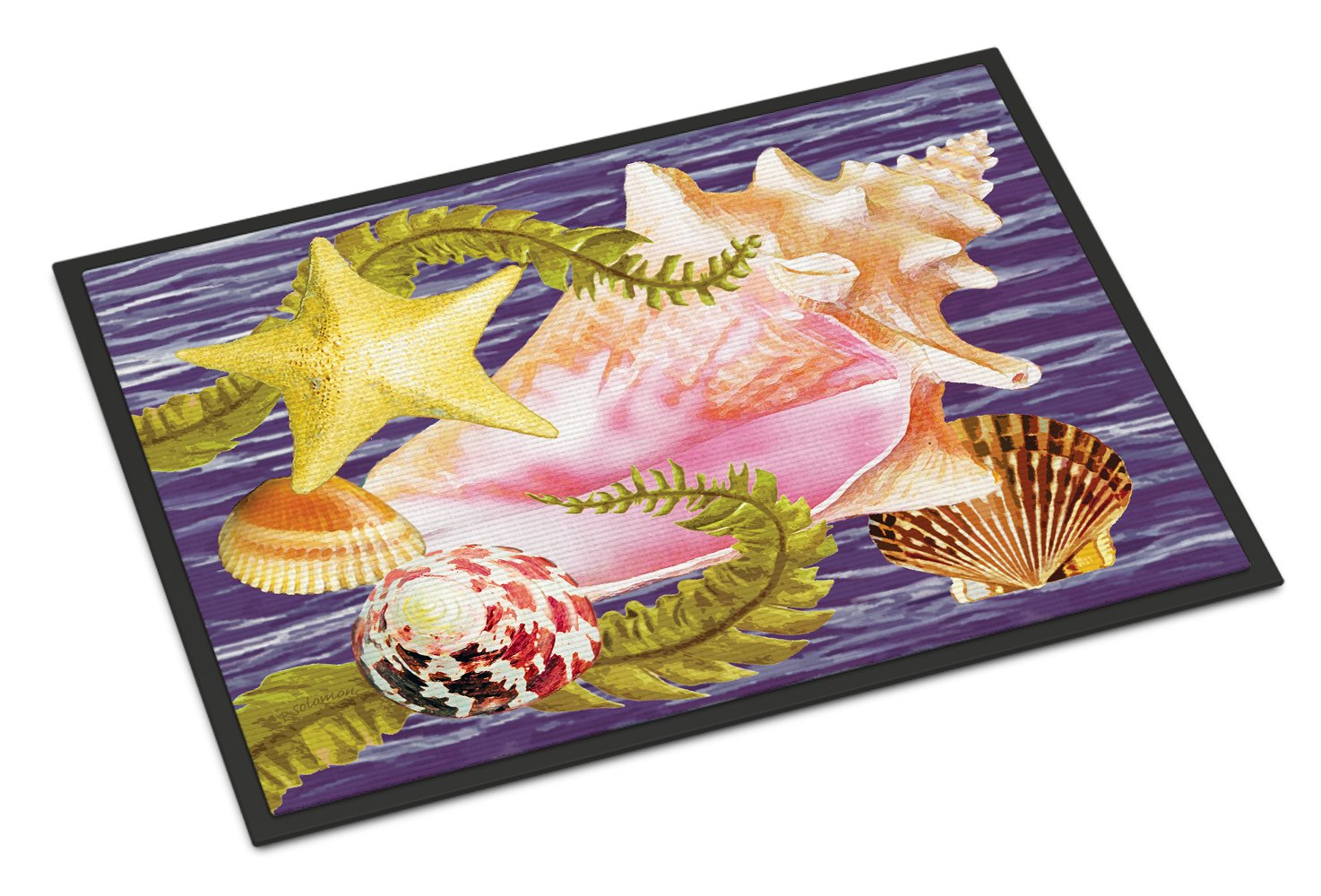 Conch And Starfish Indoor or Outdoor Mat 24x36 PRS4058JMAT by Caroline's Treasures