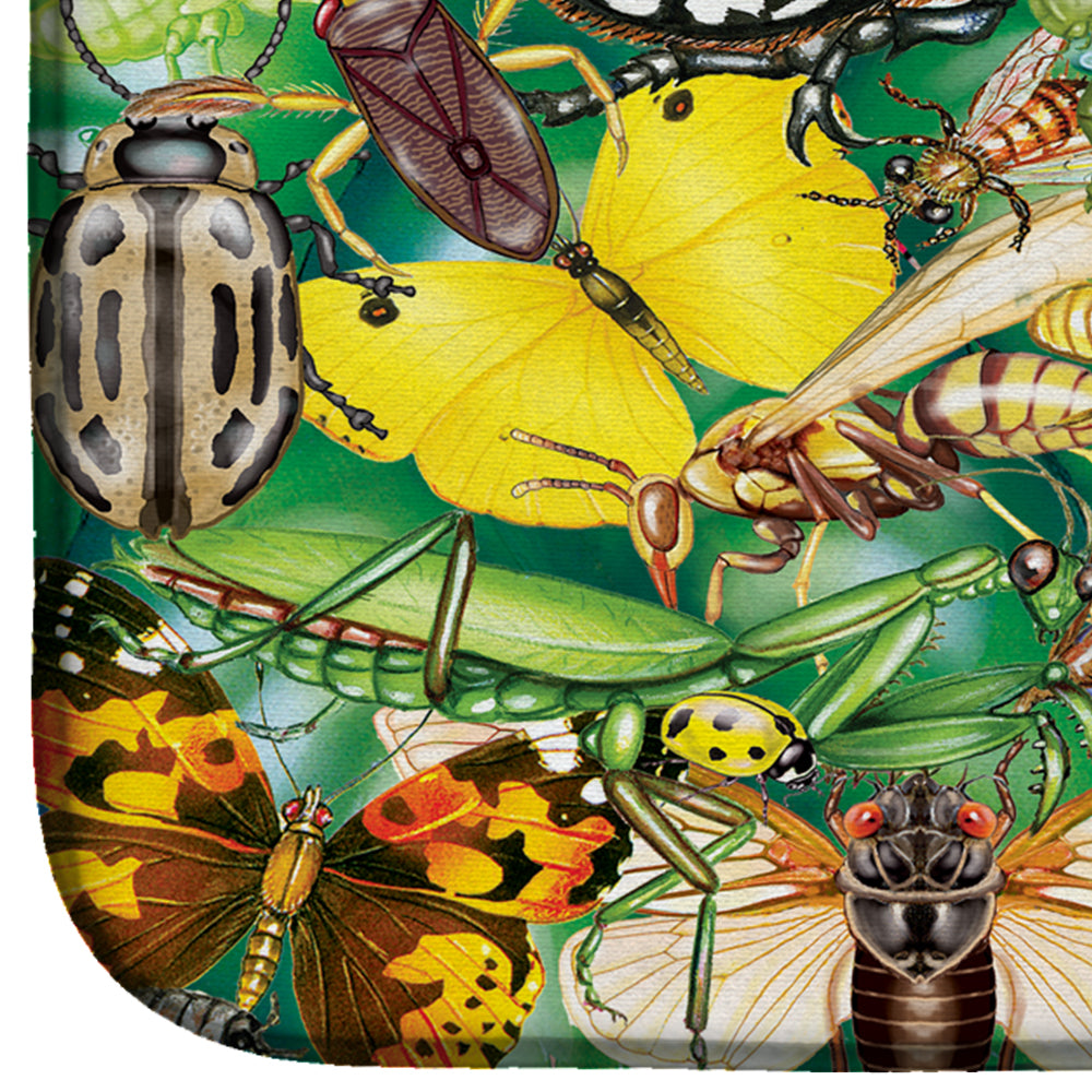 Insects & Butterflies Bug World Dish Drying Mat PRS4059DDM  the-store.com.