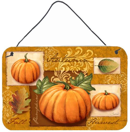 Fall Harvest Pumpkins Wall or Door Hanging Prints PTW2006DS812 by Caroline's Treasures