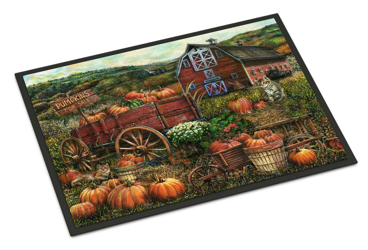 Pumpkin Patch and Fall Farm Indoor or Outdoor Mat 24x36 PTW2008JMAT - the-store.com