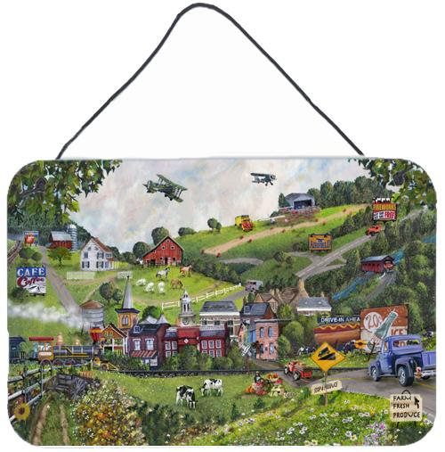 Summer in Small Town USA Wall or Door Hanging Prints by Caroline&#39;s Treasures