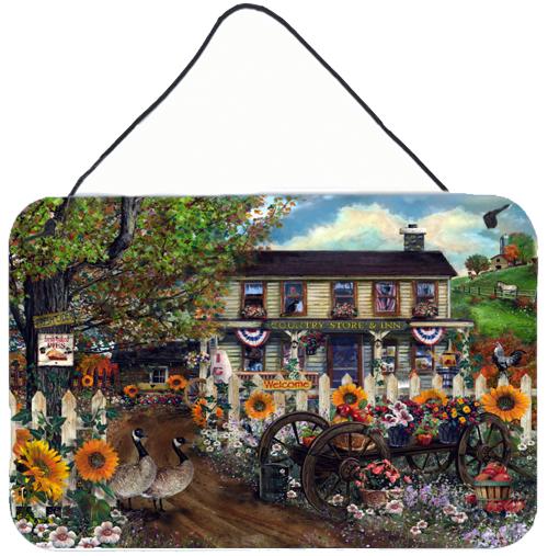 Sunflowers and The Old Country Store Wall or Door Hanging Prints PTW2016DS812 by Caroline's Treasures