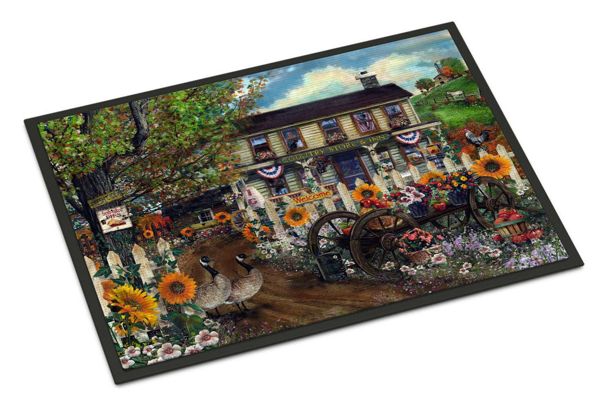 Sunflowers and The Old Country Store Indoor or Outdoor Mat 18x27 PTW2016MAT - the-store.com