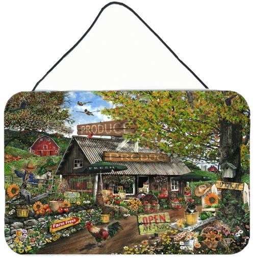 The Produce Fruit Stand Wall or Door Hanging Prints by Caroline's Treasures