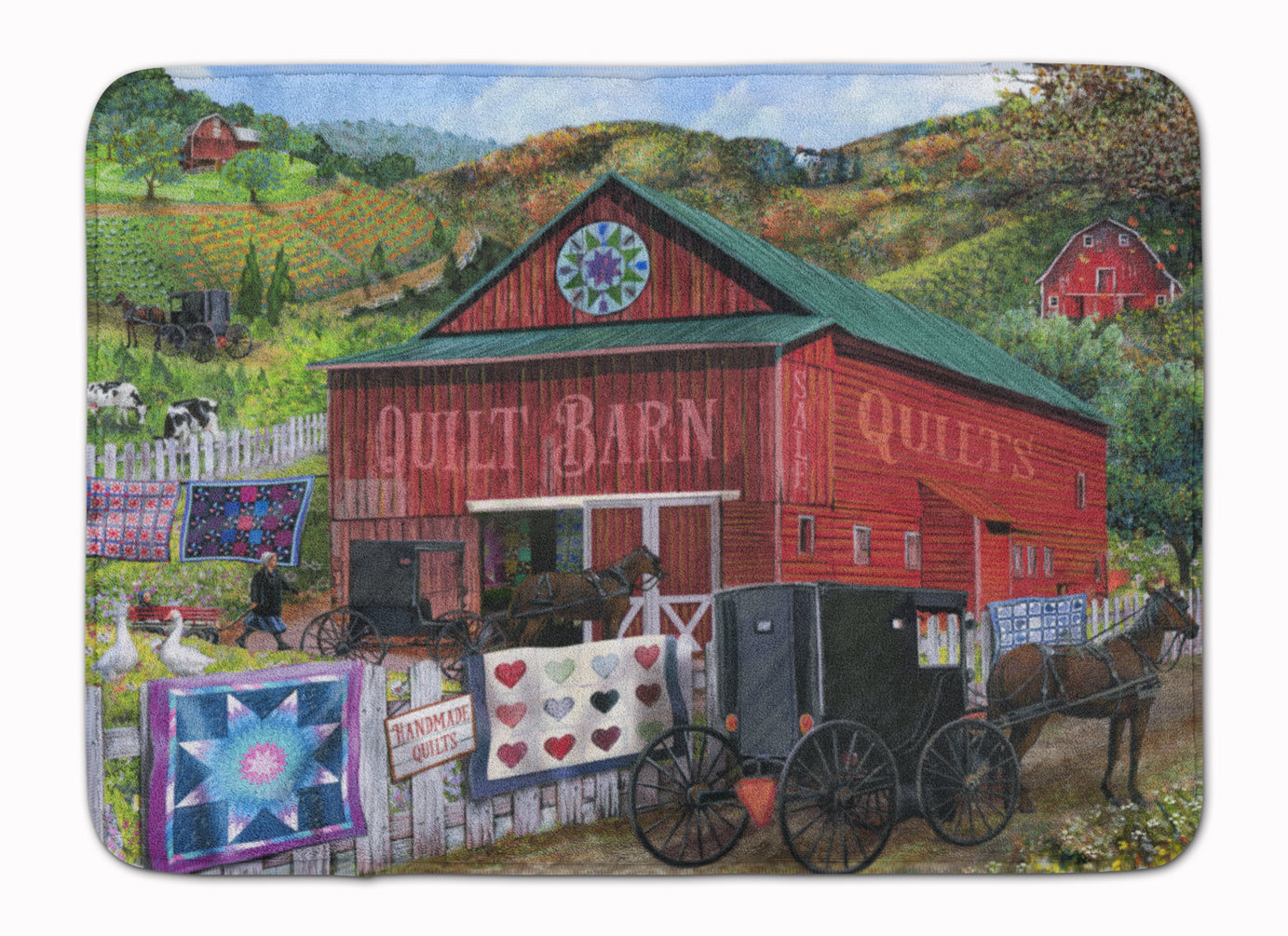 The Quilt Barn Machine Washable Memory Foam Mat PTW2018RUG - the-store.com